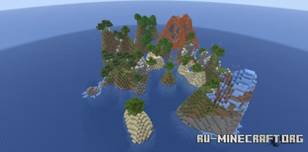 ������� Volcanic Island In An Infinite Ocean ��� Minecraft