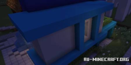 ������� Blue Modern House ��� Minecraft
