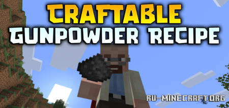 ������� Craftable Gunpowder Recipe ��� Minecraft 26.1.2
