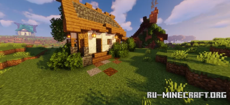 ������� Starter House with Stable and Interior ��� Minecraft