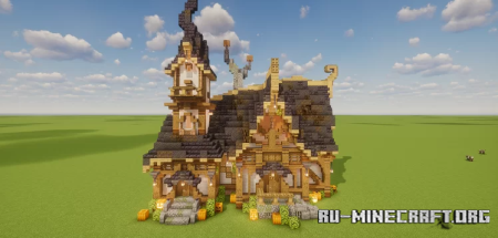 ������� The Crooked Spire Witch Cottage ��� Minecraft