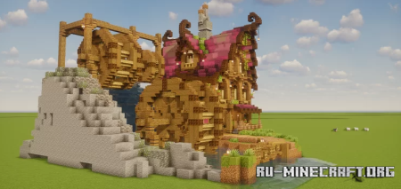 ������� The Rosewood Fantasy Watermill ��� Minecraft