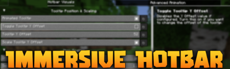 ������� Immersive Hotbar ��� Minecraft 26.2