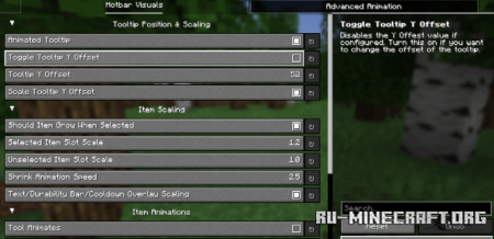 ������� Immersive Hotbar ��� Minecraft 26.2