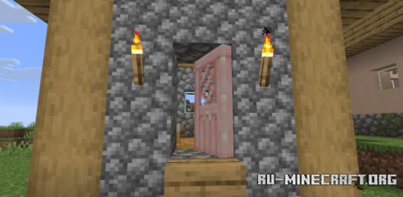 ������� Fancy Door Animations ��� Minecraft 26.1.2