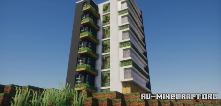 ������� Modern Green Apartment ��� Minecraft