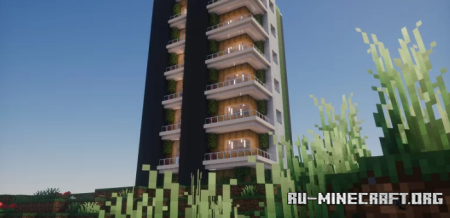 ������� Modern Green Apartment ��� Minecraft