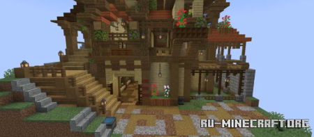 ������� Residential Home - Acacia Wood ��� Minecraft