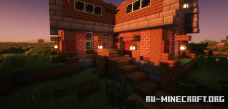 ������� Old Brick hut VANILLA ��� Minecraft