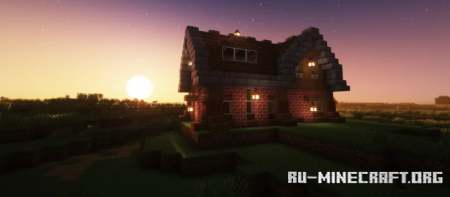 ������� Old Brick hut VANILLA ��� Minecraft