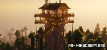 ������� Forest Watch Tower by Immortal_Turk ��� Minecraft