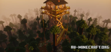 ������� Forest Watch Tower by Immortal_Turk ��� Minecraft