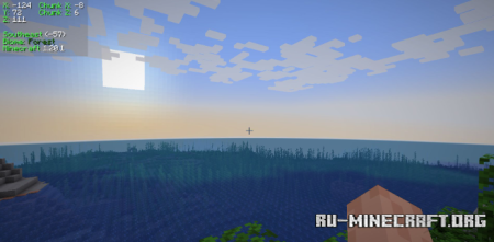������� Coordinates Display ��� Minecraft 26.2