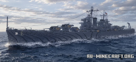 ������� USS Helena (CL-50) Brooklyn-Class Light Cruiser ��� Minecraft