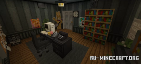 ������� Afton's Residence - The Nightmare (FNAF 4 But In Chuck E Cheese Style) ��� Minecraft