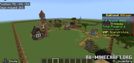 ������� Oakland Village PVP - Minigames ��� Minecraft