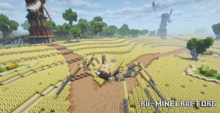 ������� Spidertron ��� Minecraft 1.21.1