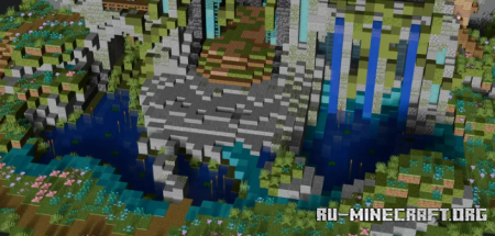 ������� Ruined Temple with Bird nest and House ��� Minecraft