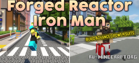 ������� Forged Reactor Iron Man ��� Minecraft 1.20.1