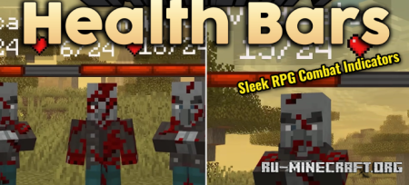 ������� Health Bars by Fuzs ��� Minecraft 26.2