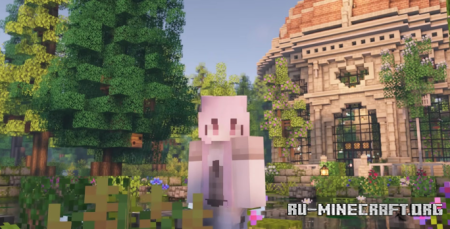 ������� Vines & Leaves Hotbar ��� Miencraft 1.20