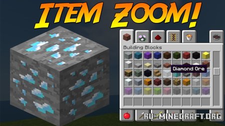 ������� ItemZoom ��� Minecraft 26.2