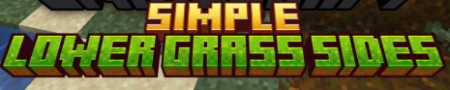 ������� Simple Lower Grass Sides ��� Minecraft 26.2