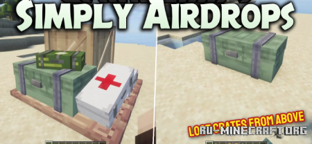 ������� Simply Airdrops ��� Minecraft 1.21.8