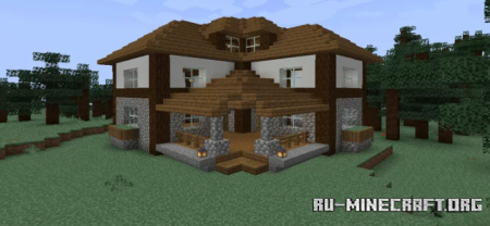 ������� Spruce Cottage (medieval) ��� Minecraft