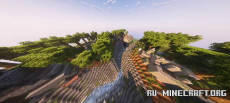 ������� Living Canyon - A Canyon Shaped Like a Sleeping Stone Dragon ��� Minecraft