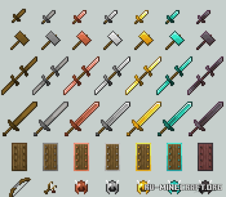 ������� Expanded Weaponry ��� Minecraft 26.2