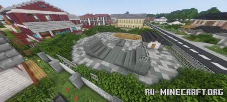 ������� American residential area ��� Minecraft