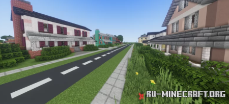 ������� American residential area ��� Minecraft