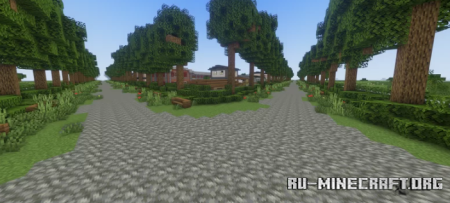 ������� American residential area ��� Minecraft