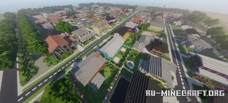 ������� American residential area ��� Minecraft