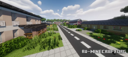������� American residential area ��� Minecraft