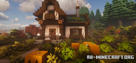������� Autumn Survival House - Cozy Cottage ��� Minecraft