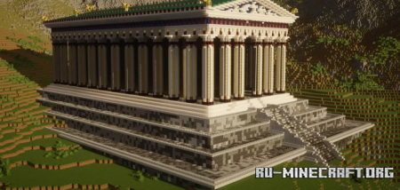������� Ancient Greek Temple with Zeus ��� Minecraft
