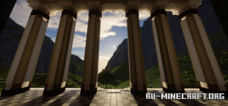 ������� Ancient Greek Temple with Zeus ��� Minecraft