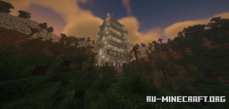 ������� White Asia Temple ��� Minecraft