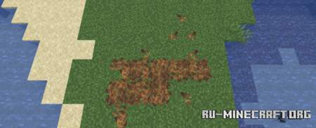 ������� Bushy Leaf Litter ��� Minecraft 26.2