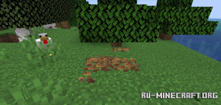������� Bushy Leaf Litter ��� Minecraft 26.2