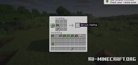 ������� Craftable Saplings ��� Minecraft 26.2