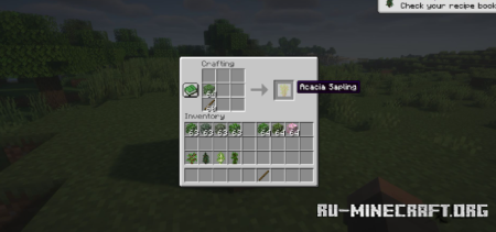 ������� Craftable Saplings ��� Minecraft 26.2