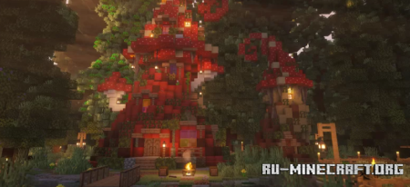 ������� Cozy Mushroom Survival Cottage ��� Minecraft