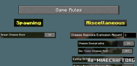 ������� Da Cheese ��� Minecraft 26.2
