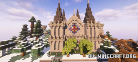 ������� Snow Mountain Cathedral ��� Minecraft