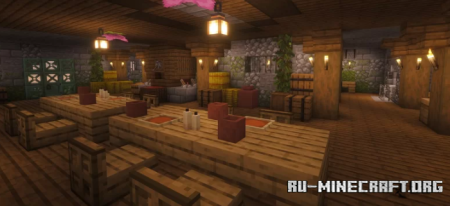 ������� Floating Medieval Castle With Interior ��� Minecraft