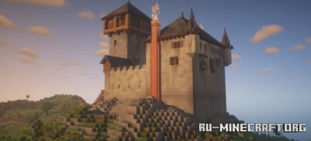 ������� Medieval castle - Pelevejonks Castle ��� Minecraft