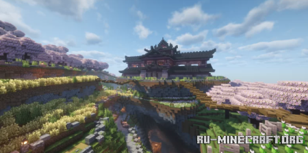 ������� Cherry Wood Japanese Castle ��� Minecraft